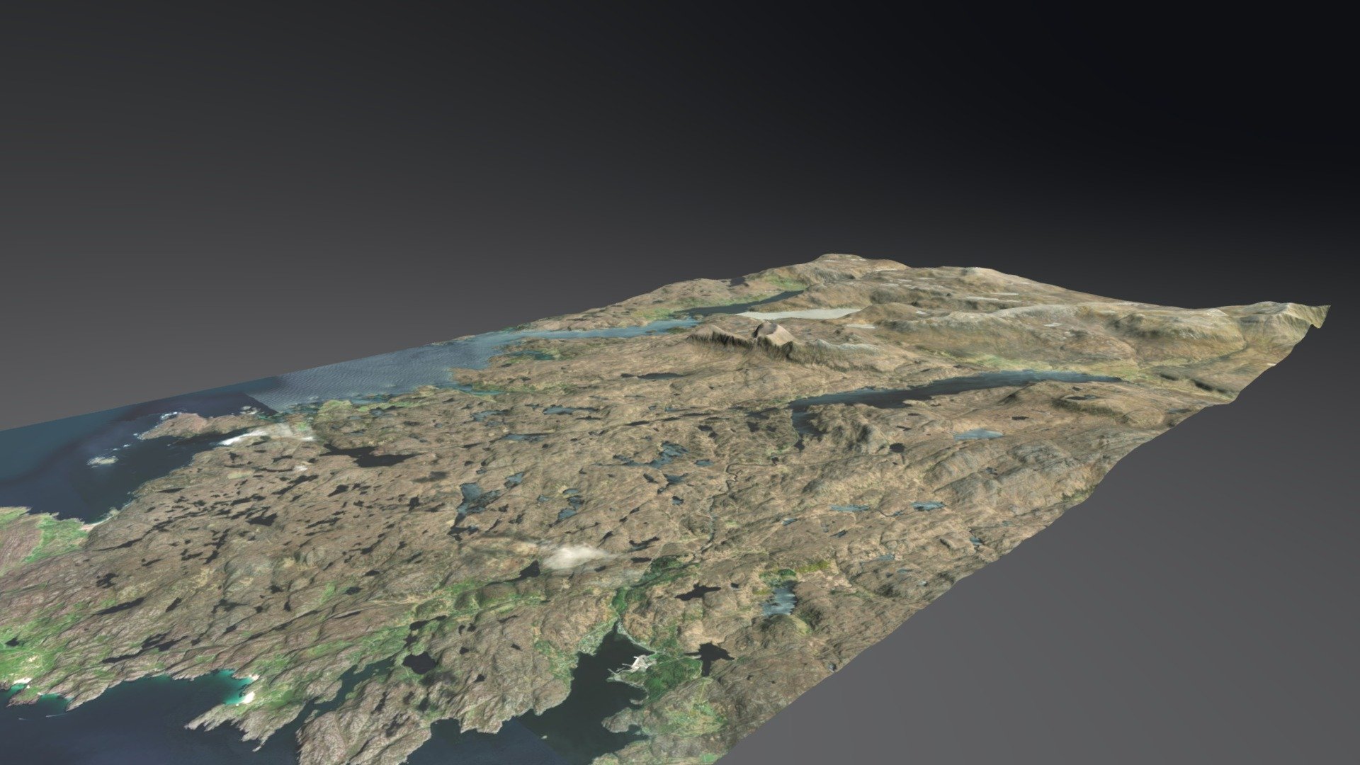 Assynt region, NW Scotland - Download Free 3D model by Graham Andrews ...