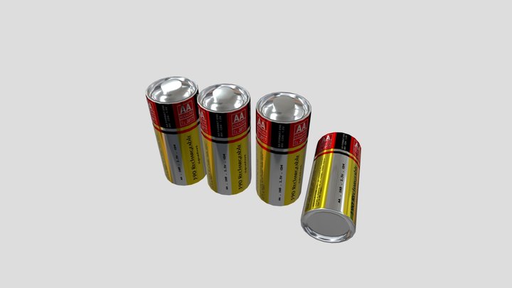 battery 3D Model