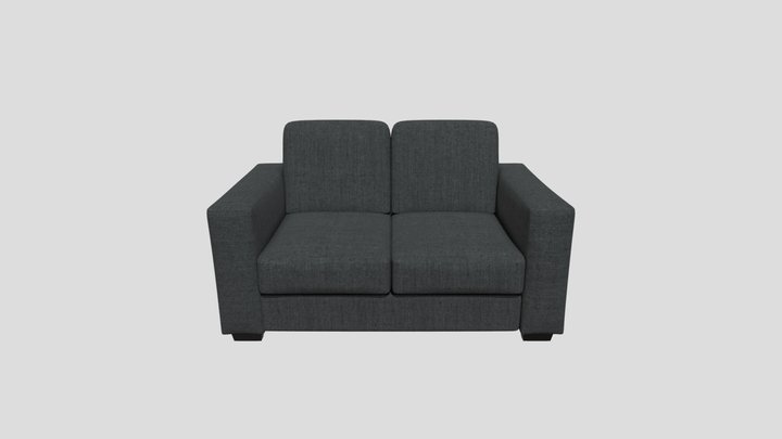 Asher 2 Seater Sofa 3D Model
