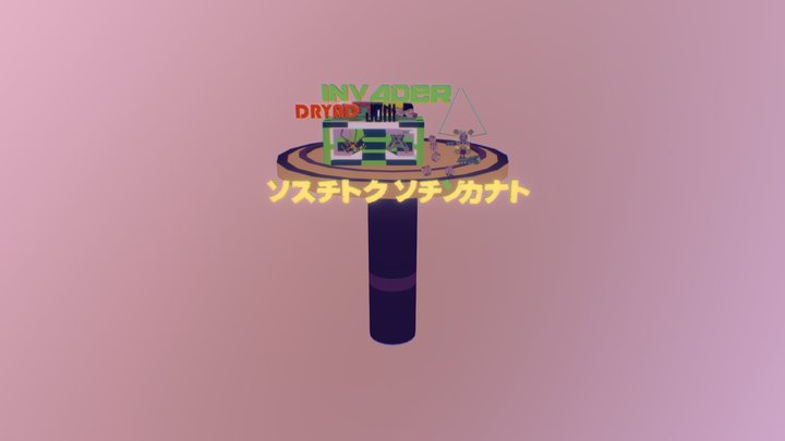 Invader Dryad Joni - UK 003 3D Model