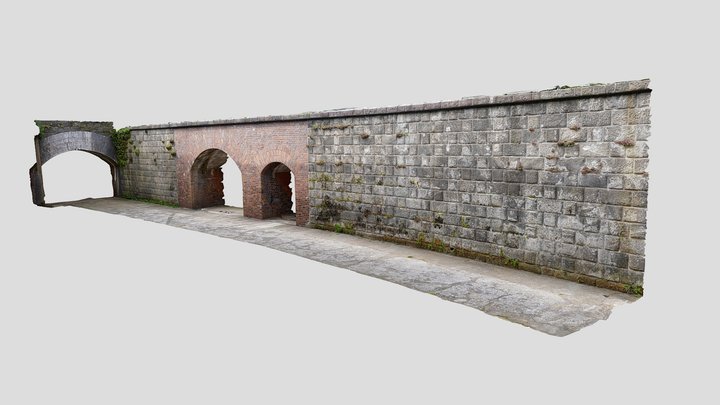 千代ケ崎砲台跡 3D Model