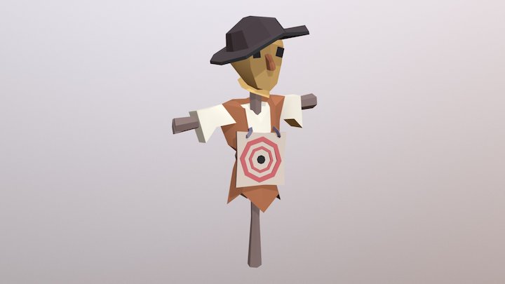 Scarecrow Target 3D Model