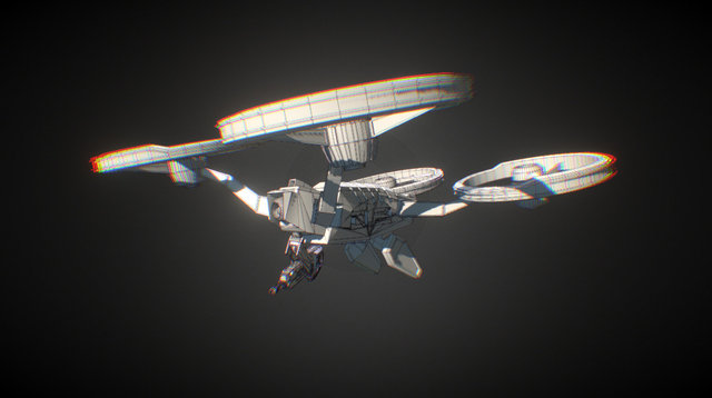 Dron 3D Model