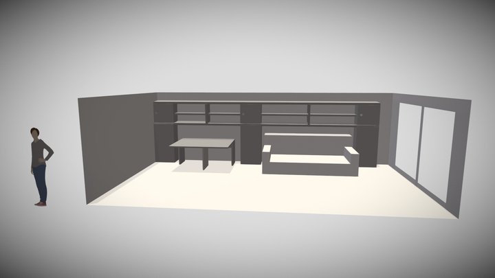 Nineta mengador 3D Model