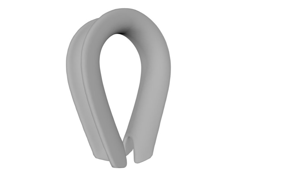 Wire rope thimble 3D model by tountasmarine [c2ff75e] Sketchfab