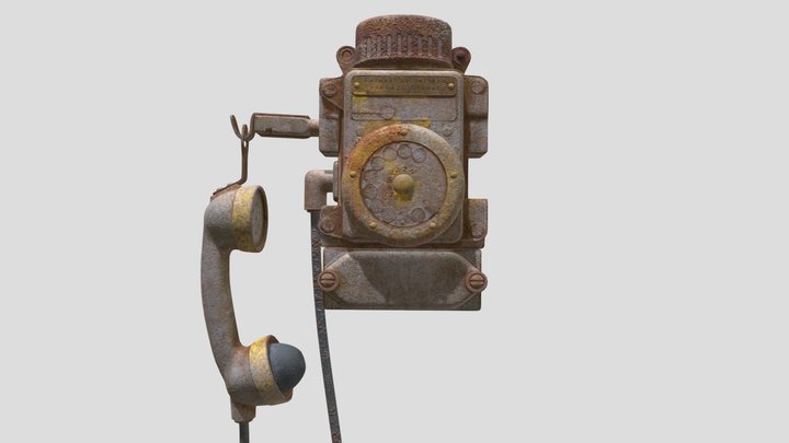 Bunker Telephone 3D Model