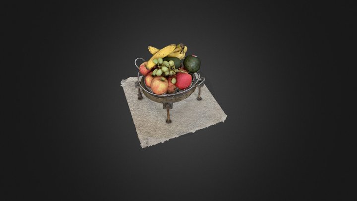 Fruit bowl version 2 3D Model