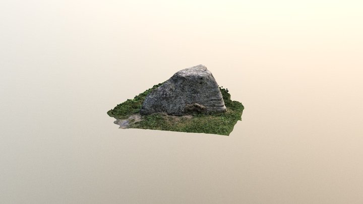 Stone Mill Rock 01 3D Model
