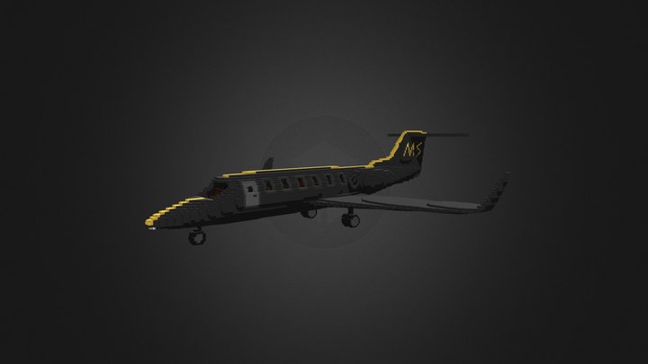 Leer Jet 3D Model