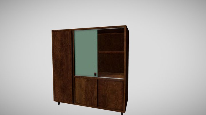 Советский шкаф PSX 3D Model