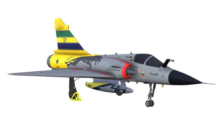 Dassault Mirage 2000-C Ayrton Senna Homenageia