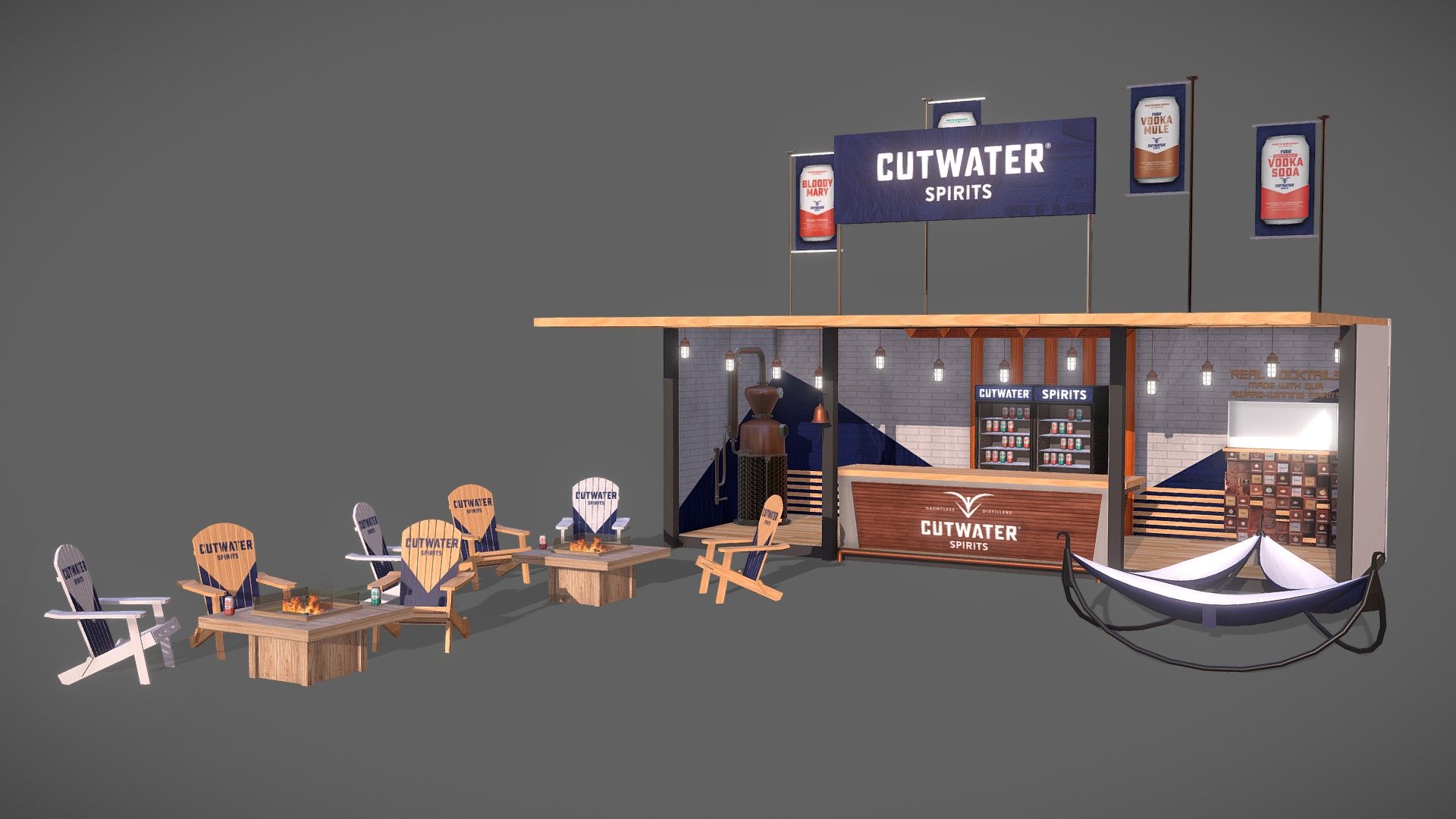 Cutwater Stand - V2 - 3D Model By IceboxProductions [c304466] - Sketchfab