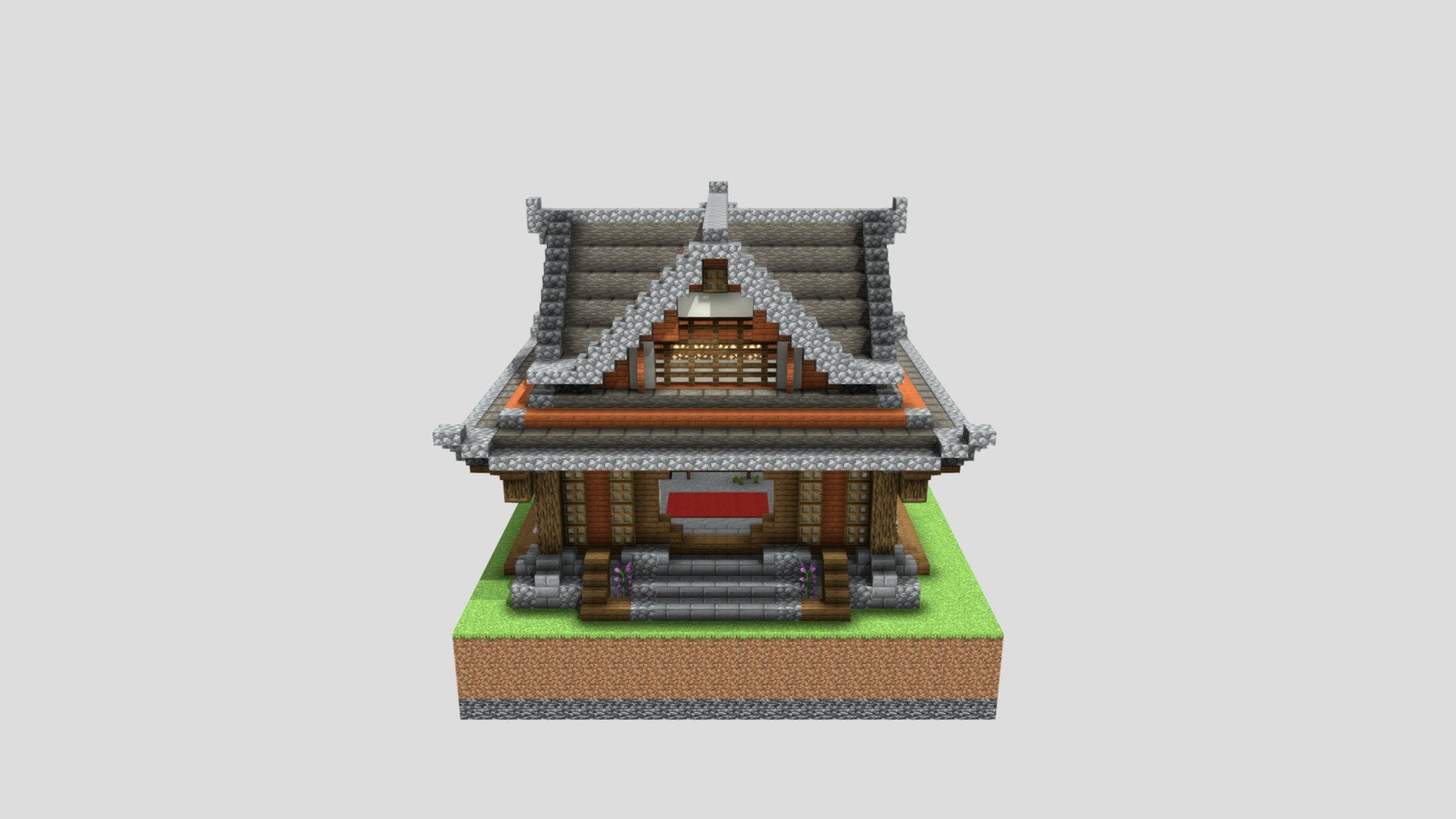 Japanese Shrine - 3D model by Luke17 [c304f7c] - Sketchfab