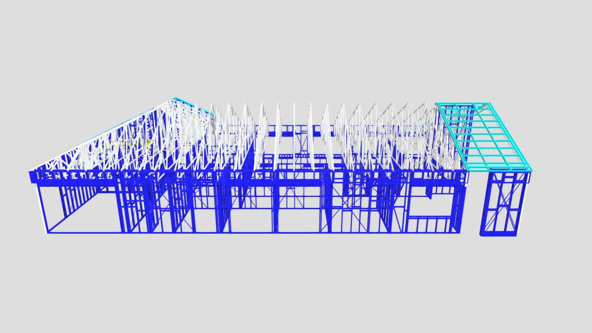 Commercial Cold-Formed Steel Building - Admin V2 — Sketchfab embed 3D viewer