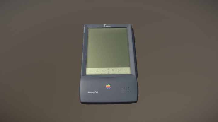 Apple Newton MessagePad 100 3D Model