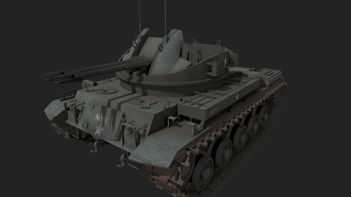 Army Tank 3D Model