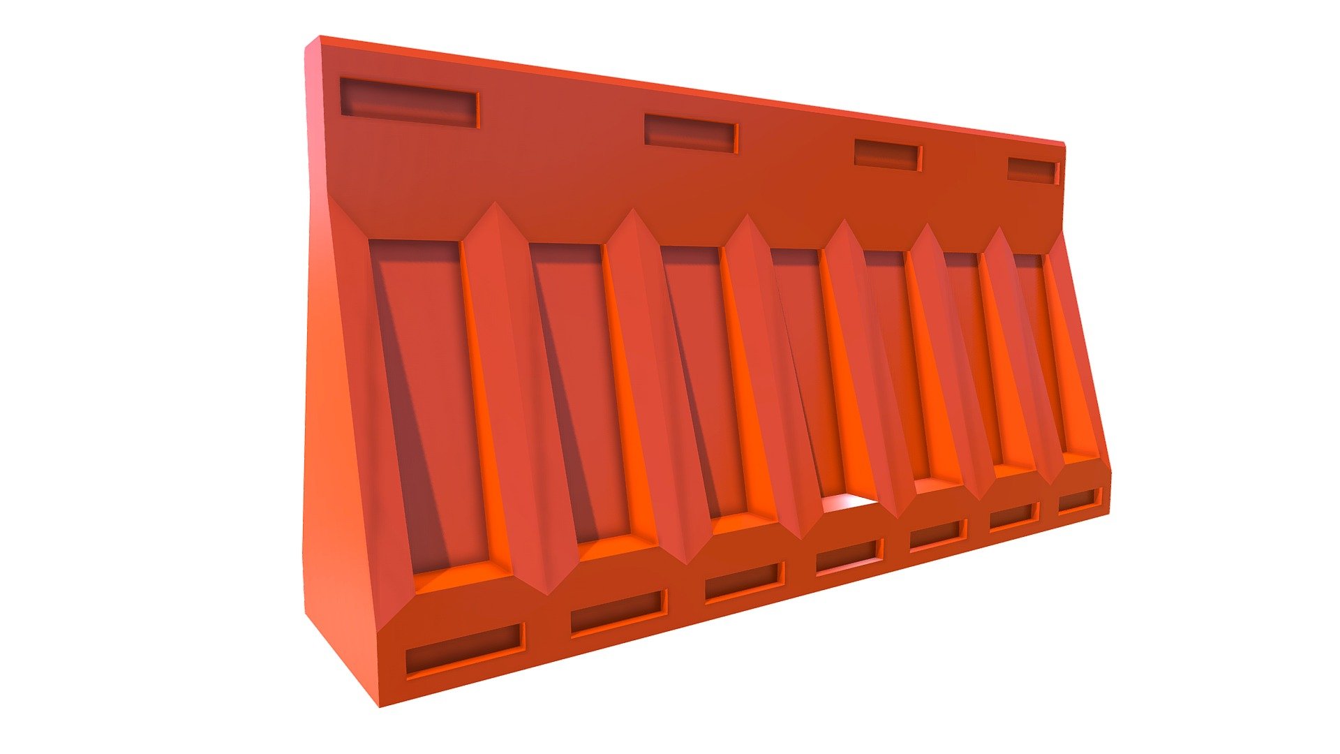 Road / Highway Barrier - Buy Royalty Free 3D model by Studio Lab ...