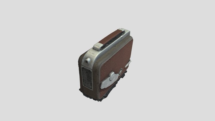 Vintage Camera (without back) 3D Model