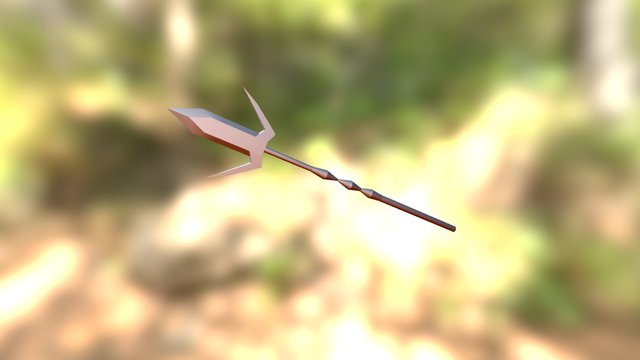 Trident Spear 3D Model