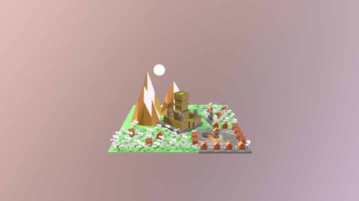 Escena El Rey Sabio FINAL 3D Model