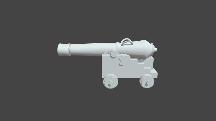 Cannon Part 2 3D Model