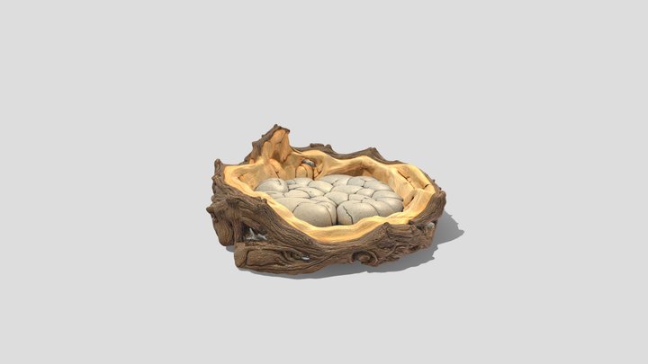 Driftwood Chair 3d Model – Gratis 3D-model STL
