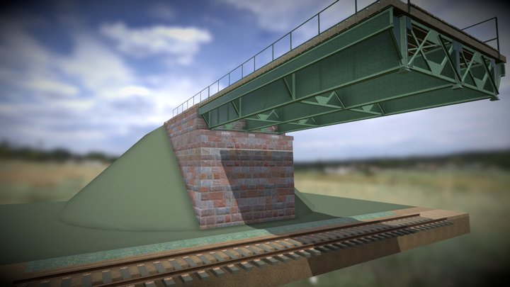 Reconstruction of defunct railway overpass 3D Model