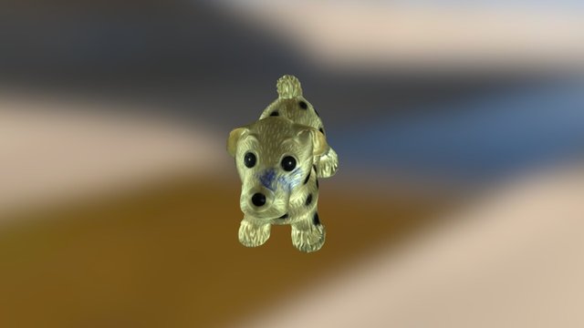 Dog high poly 3D Model
