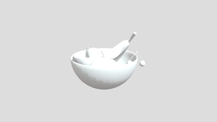 Fruit Bowl 3D Model