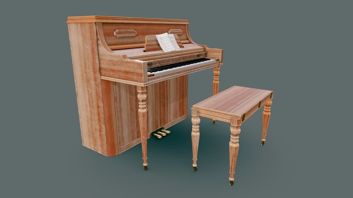 Piano 3D Model