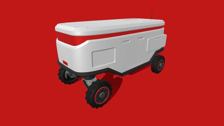 Final Ground Bot CAD 3D Model