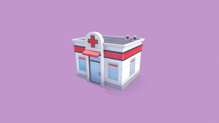Clinic Center - Monster Park 3D Model