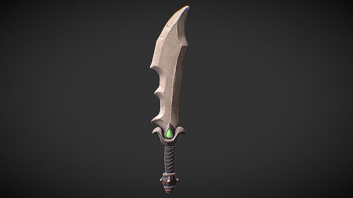 fantasy sword concept 3D Model