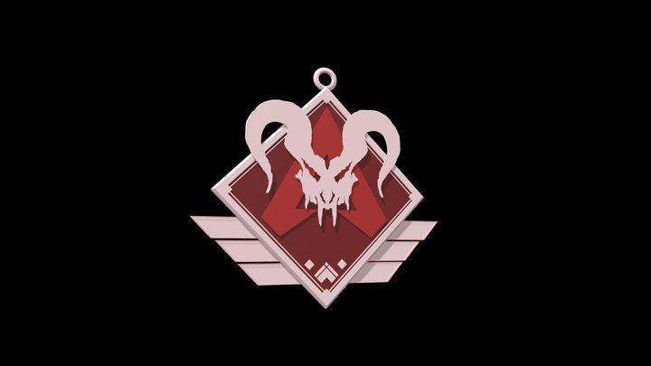 Apex Legends Pred Ranked Badge 3D Model