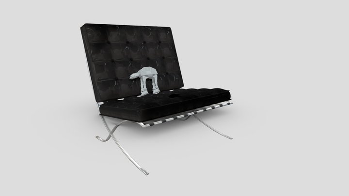 Barcelona Chair 3D Model