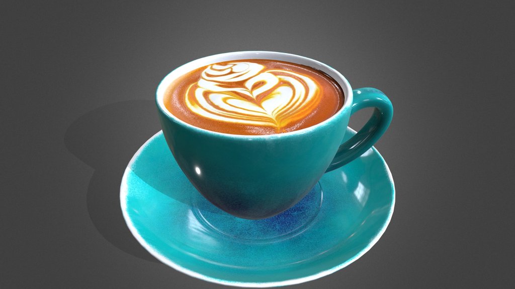Coffee cup with plate