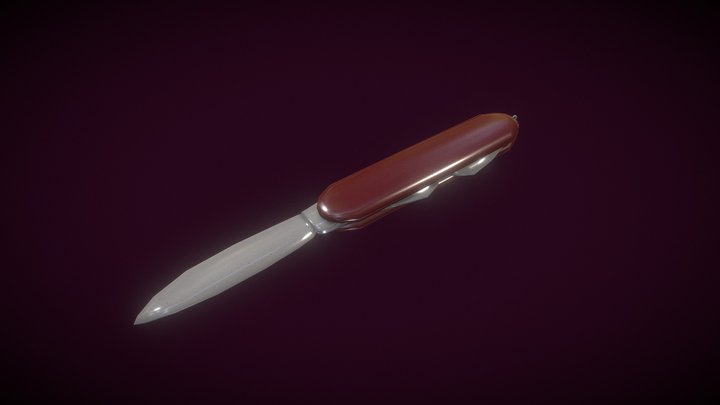 Multi-Tooled Pocket Knife 3D Model