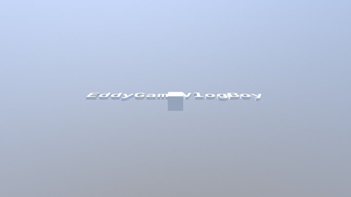Eddy's Logo 3D Model