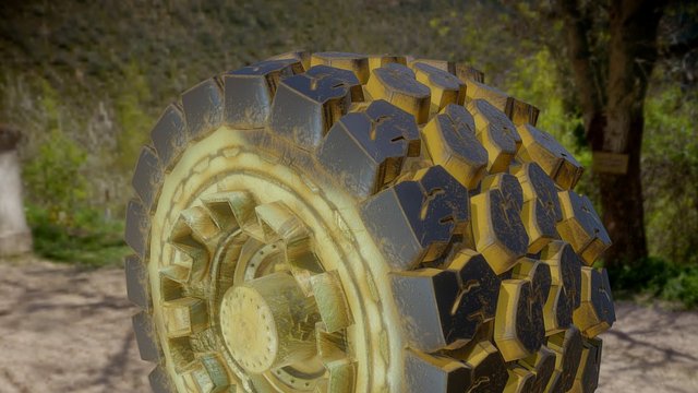OffRoad- Tire 3D Model