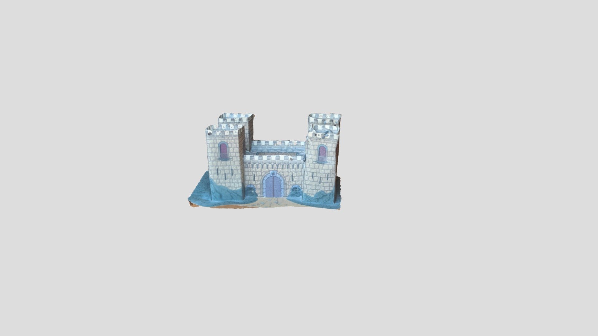 Paper Castle 1 - 3D model by ekleipsis [c315869] - Sketchfab