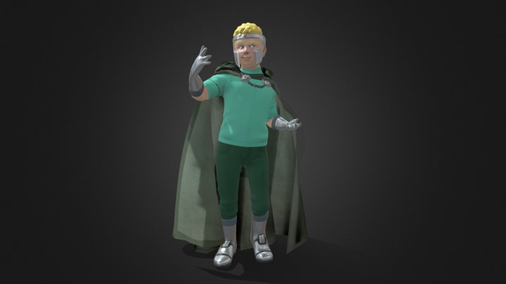 TP3 - Personnage - Professeur Chaos 3D Model