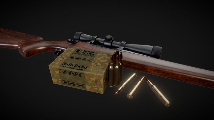 Remington 700 3D Model