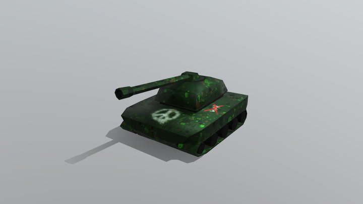 Tank prop design 3D Model