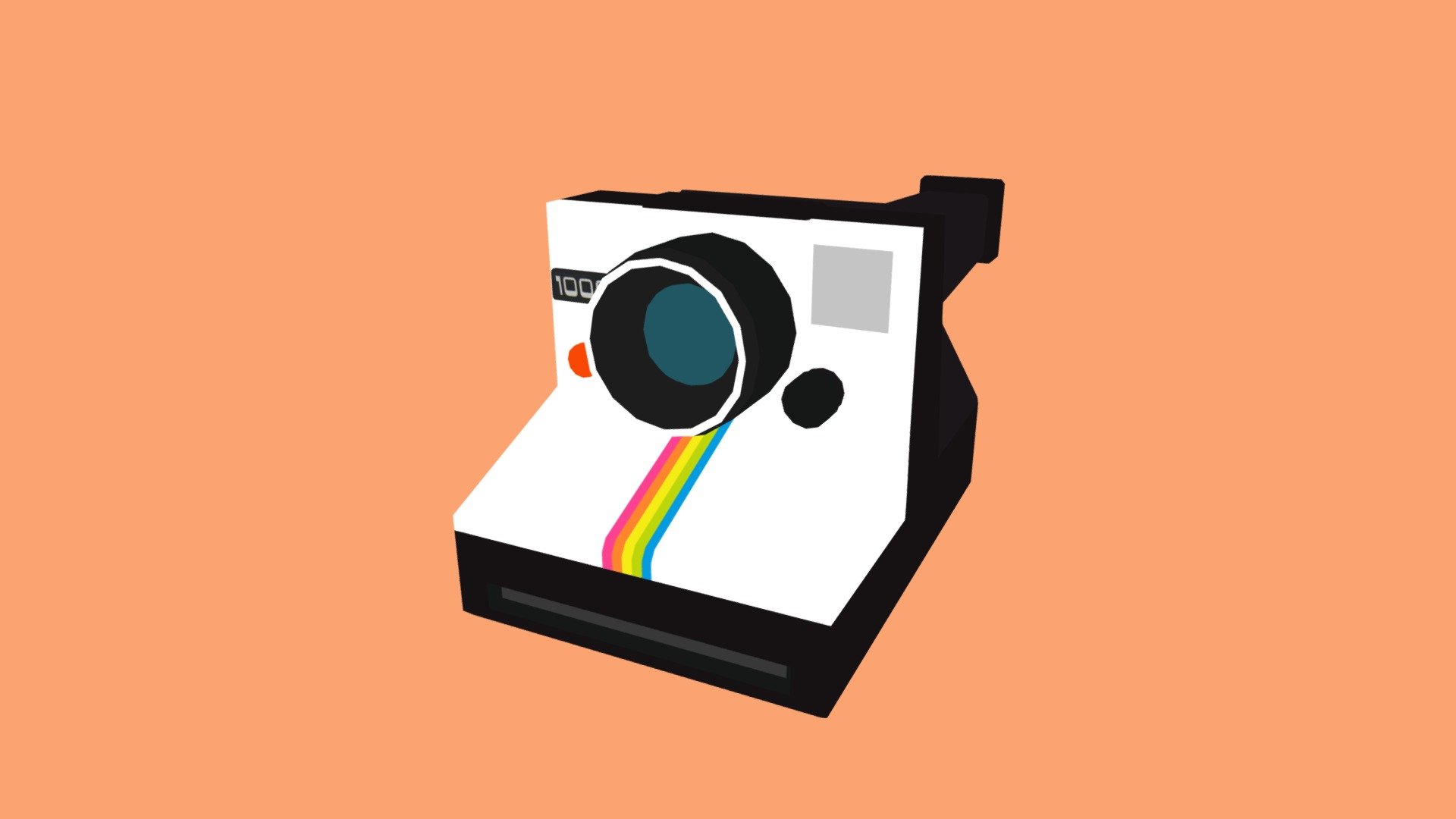 Polaroid Camera - Buy Royalty Free 3D model by Sorin Covor (@blessthefall)  [c3162e6]