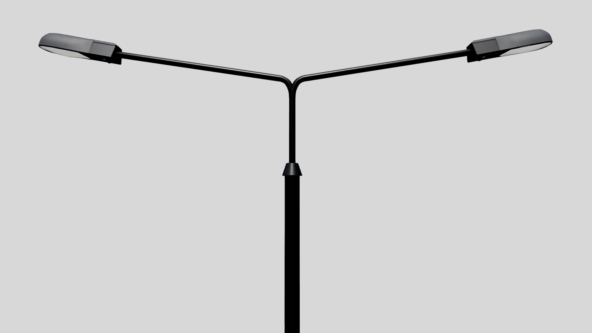 3D model Lamp Post – Dark 8 (street lights) - This is a 3D model of the Lamp Post - Dark 8 (street lights). The 3D model is about shape, rectangle.