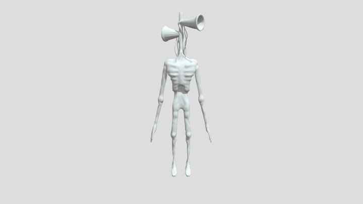 Siren head Breathing Idle 3D Model