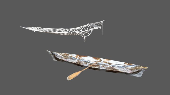 By The Ocean - Model 2 More detailed props 3D Model