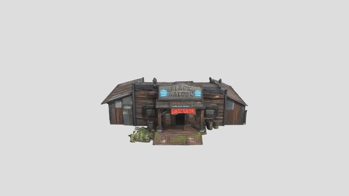 Desolate Saloon 3D Model