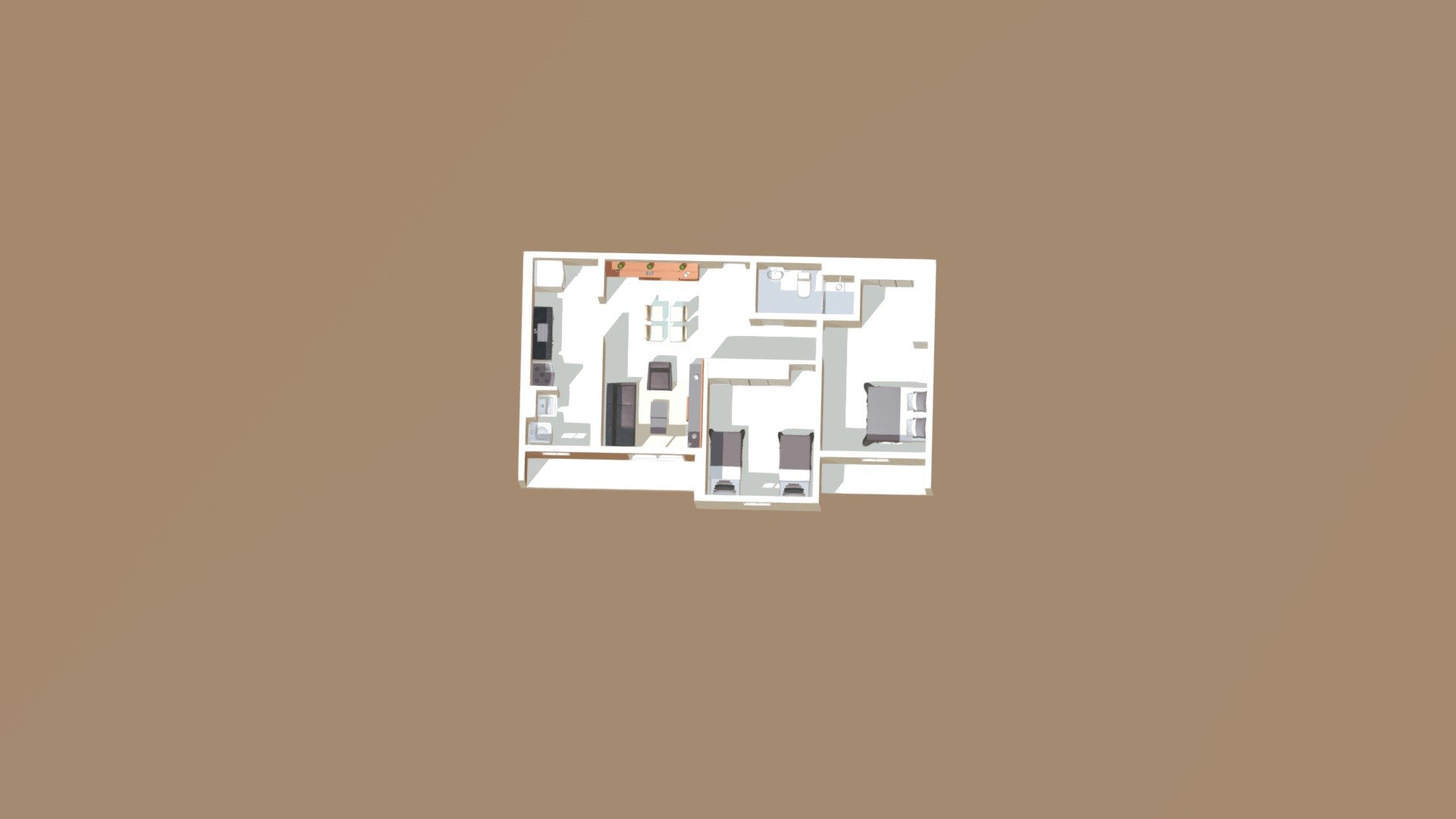 2 Dorms 53,24m