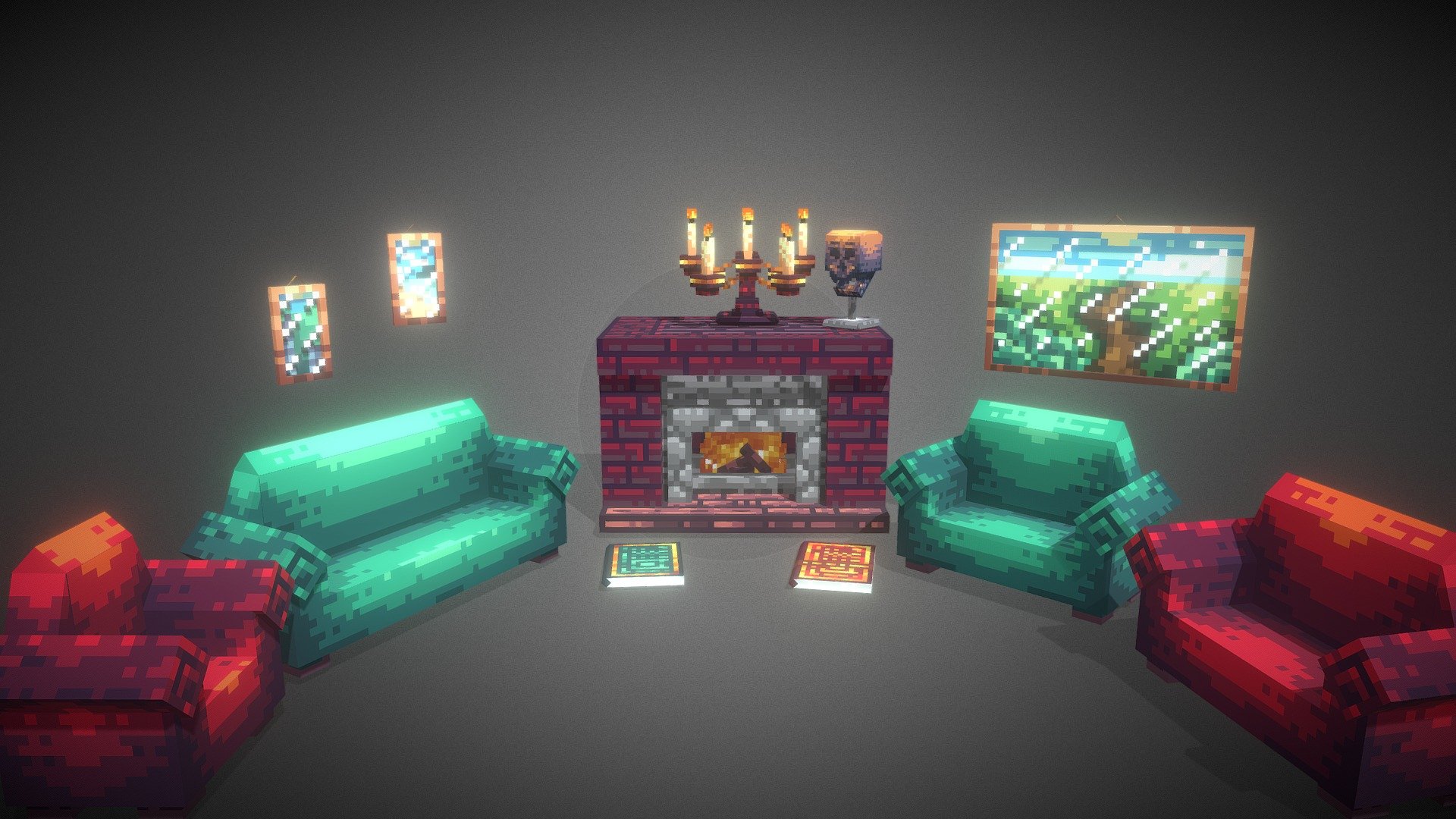 Medieval furniture pack - 2 - 3D model by TiNYsx [c31a3d8] - Sketchfab